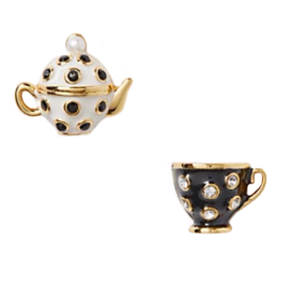 KATE SPADE • Alice In Wonderland Teacup Earrings
